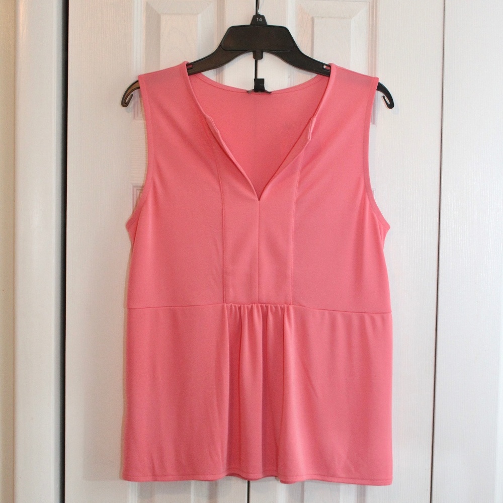Ann Taylor top with notch neckline